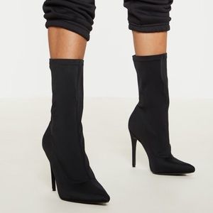 Prettylittlething  PLT size 8 heels ankle boots